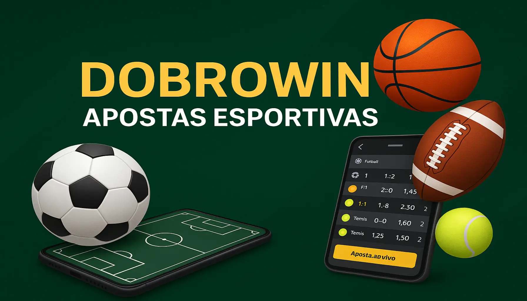Aposte em apostas esportivas no cassino online DOBROWIN